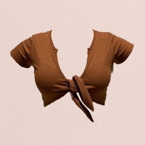 Touch Me Knot Crop